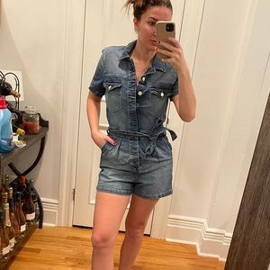 Frame denim romper